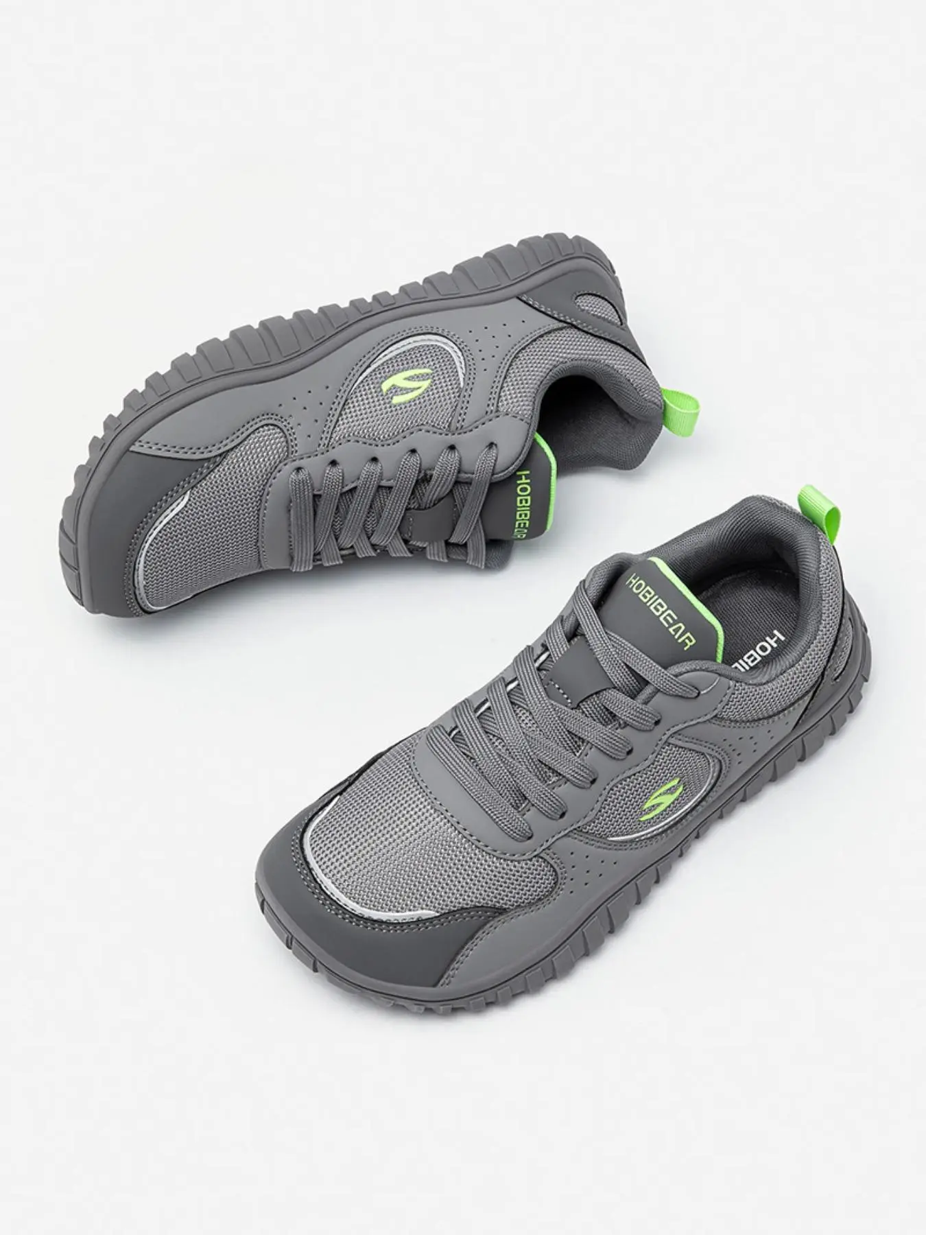 HOBIBEAR Wide toe shoes, men's shoes, barefoot shoes, casual shoes, Trainer, wide last, walking shoes, sports shoes, Athletic, Sneaker, Footwear, Casual Breathable Shoes, Casual Sneakers
