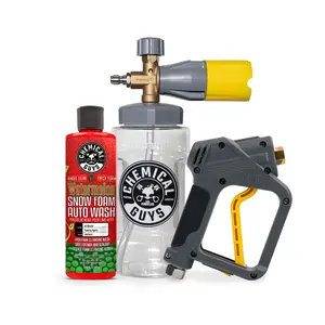 CHEMICAL GUYS Big Mouth Foam Cannon & Pressure Washer Gun – Adjustable Foam Blaster for Thick Suds with Watermelon Snow Foam Auto Wash | Connects to Pressure Washers for Scratch-Free Car Wash | Ultimate Car Detailing Foam Cannon Kit