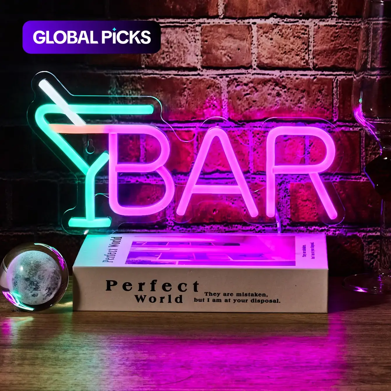 1 Count Modern USB Powered LED Neon Light without Hook, Decorative Neon Sign, Decorative Lights for Home, Party and Bar Lighting, Led Decoration #GLOBAL PICKS