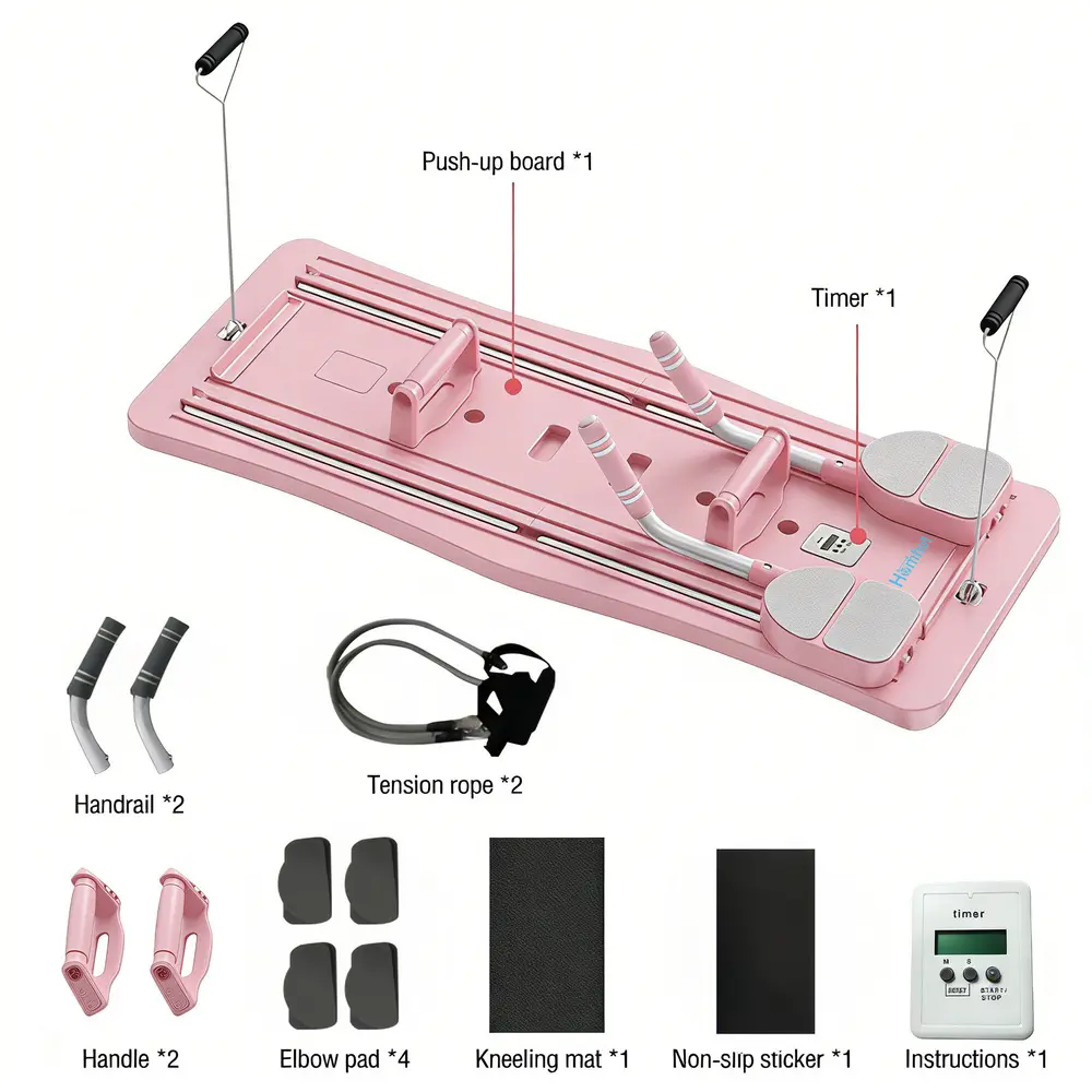 Fold Up Four Function Multifunctional Balance Stabilizing Board, Thick Solid High Grade PVC Multi Purpose Indoor Workout Tool, Light Compact Portable Daily Home Fitness Supply For Adults Home Training Equipment Work Out Equipment For Home Gym