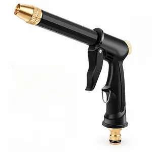 Portable Handheld High Pressure Water Gun, Long Handle Multi-Function Spray Nozzle Pressure Washer, Ideal for Car Washing, Kitchen Bathroom Deep Cleaning, Garden Irrigation & Yard Watering, Perfect Holiday Birthday Gift for Homeowners & Family Daily Use