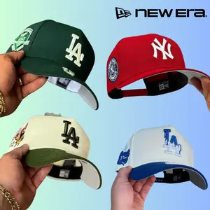 New Era Los Angeles Dodgers New York Yankees Cap – MLB 59FIFTY Fitted Snapback Gorras Unisex, Adjustable Baseball Hat, Streetwear Urban Style for Men Women, Trending TikTok Fashion USA 2026