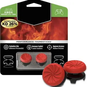 VIDPPLUING Freek Galaxy for PS and Xbox Series X | 2 high-performance joysticks | 1 high joystick, 1 mid-stick |, red keycaps Console Games Rubber Grip Smartphone controller surprise sticker  thumbsticks men c aim precision color shooter