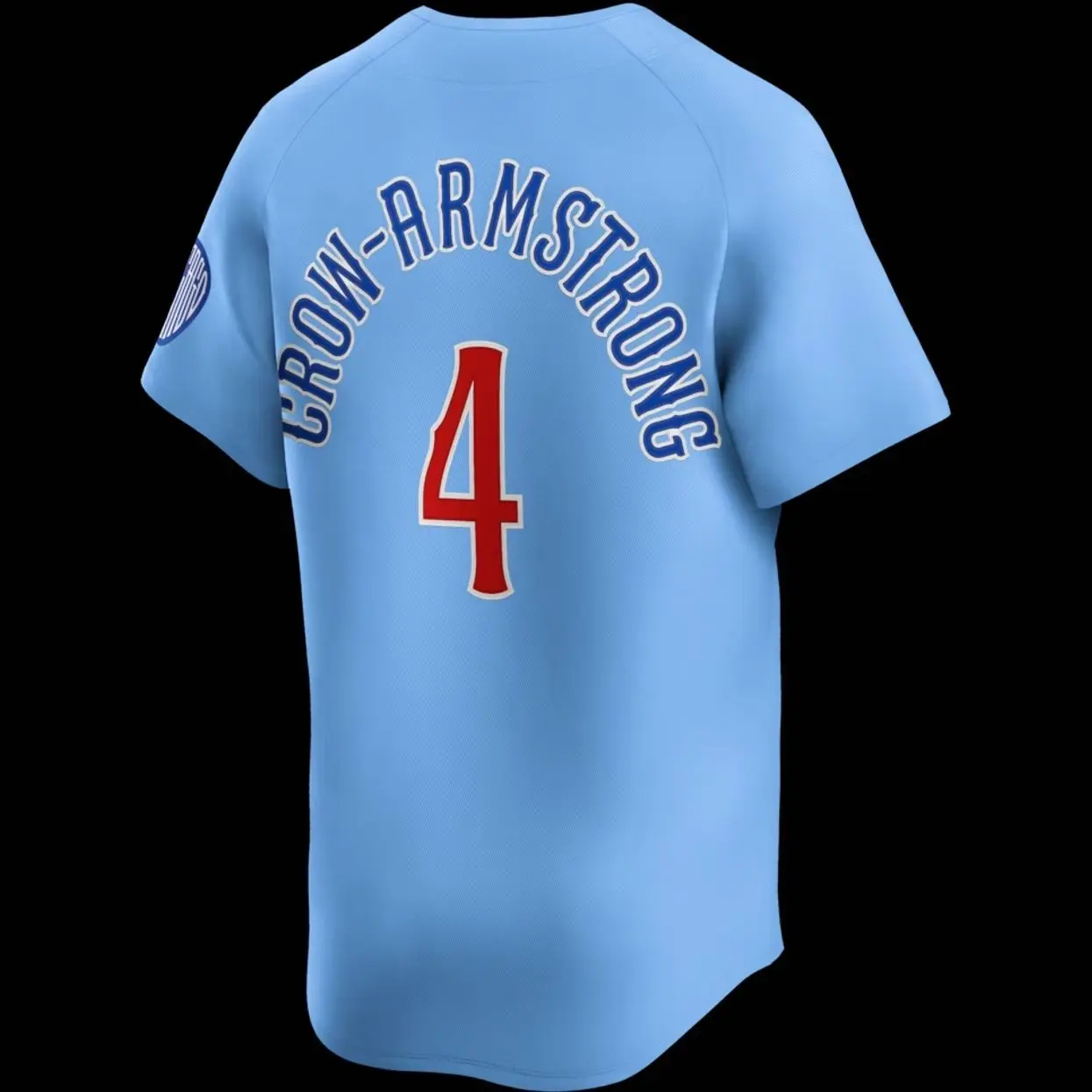 Unisex Baseball Chicago Jersey Crow-Armstrong 4 Alternate Player Jersey - Light Blue