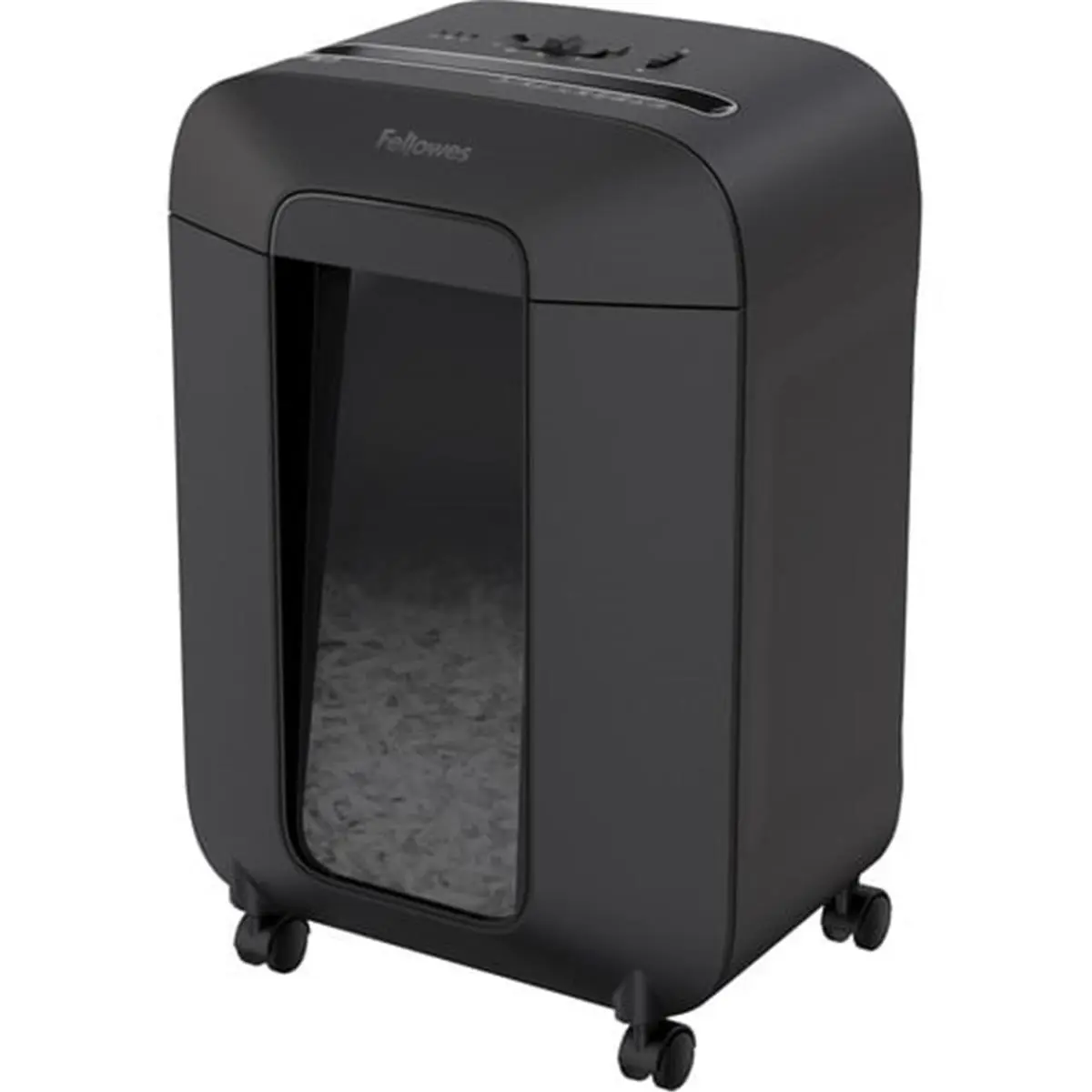 Fellowes FEL4400401 LX85 Cross-Cut Paper Shredder - 6-Min Run Time, Shreds Up to 12 Sheets, P-4 Security Level, 5-Gal Bin, Elevated Design, Liftoff Head, Default Settings, Shreds Credit Cards, Easy Disposal, 13.4x9.7x19.5in