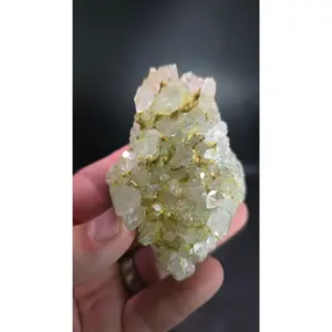 Fairy Forest Epidote & Quartz Cluster – Eastern Anatolia, Turkey – 0.41 lbs