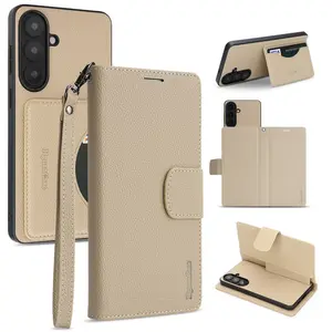 Detachable 2-in-1 Magnetic Card Holder Phone Case, compatible with Samsung Galaxy A35, A36, A37, A56, A55, A15, A16, A17, A26, A06, A07. It can be used as a wallet card slot holder, features drop-proof protection and a durable design.