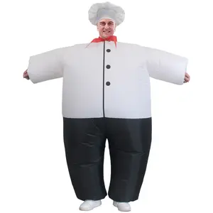 Inflatable Chef Costume, Rechargeable Battery, Party Fun, Party Cosplay, Festival Performance Wear, Role-Playing, Funny Holiday Dress