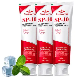 SP10 Probiotic Whitening Toothpaste Advanced Oral Care, SP 10 Teeth Whitening Paste Fresh Breath, Deep Cleaning, Stain Removal– Natural Formula