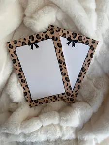 Leopard Bow Notepad