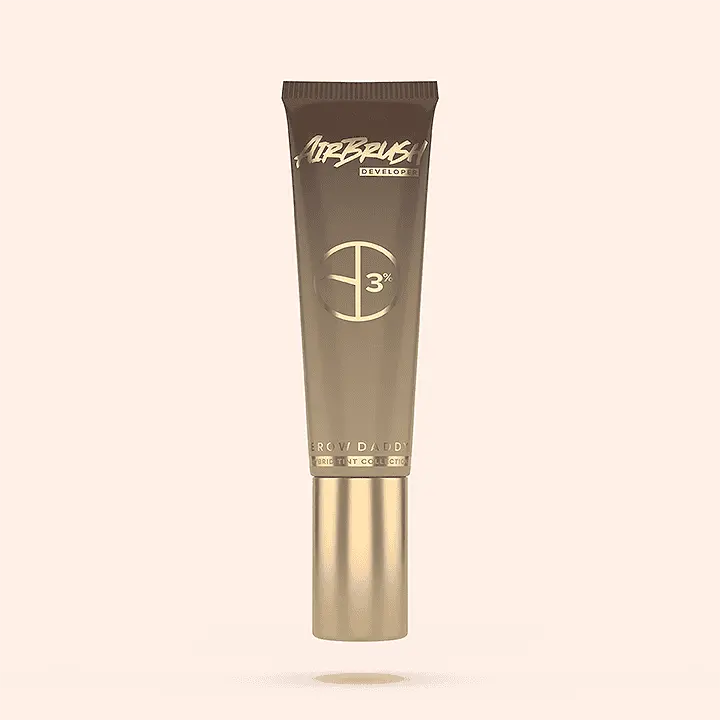 BROW DADDY Airbrush Developer Tint Eyebrow Gel, Flawless Enhancement Beauty Product for Eyebrow Makeup, Beauty Products, Liquid Brow Stain Eyebrow Gels