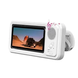 Waterproof Bathroom Phone Case with Speaker, Anti-Fog Touchscreen, 360° Rotation, Suitable for Shower, Kitchen, Swimming