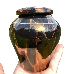 Ancient Creations Ceramic Pet Memorial Durable Safe Storage Solution with Unique Handcrafted Design for Dogs & Cats Honoring Your Beloved Pet