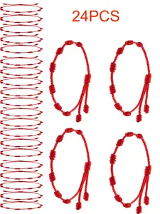 Unisex Retro Minimalist Handmade Bracelets, Stackable Bracelets, Adjustable Knot Design Drawstring Bracelets, Friendship Bracelets, Vintage All-match Trendy Jewelry As Gift Pretty Bracelet