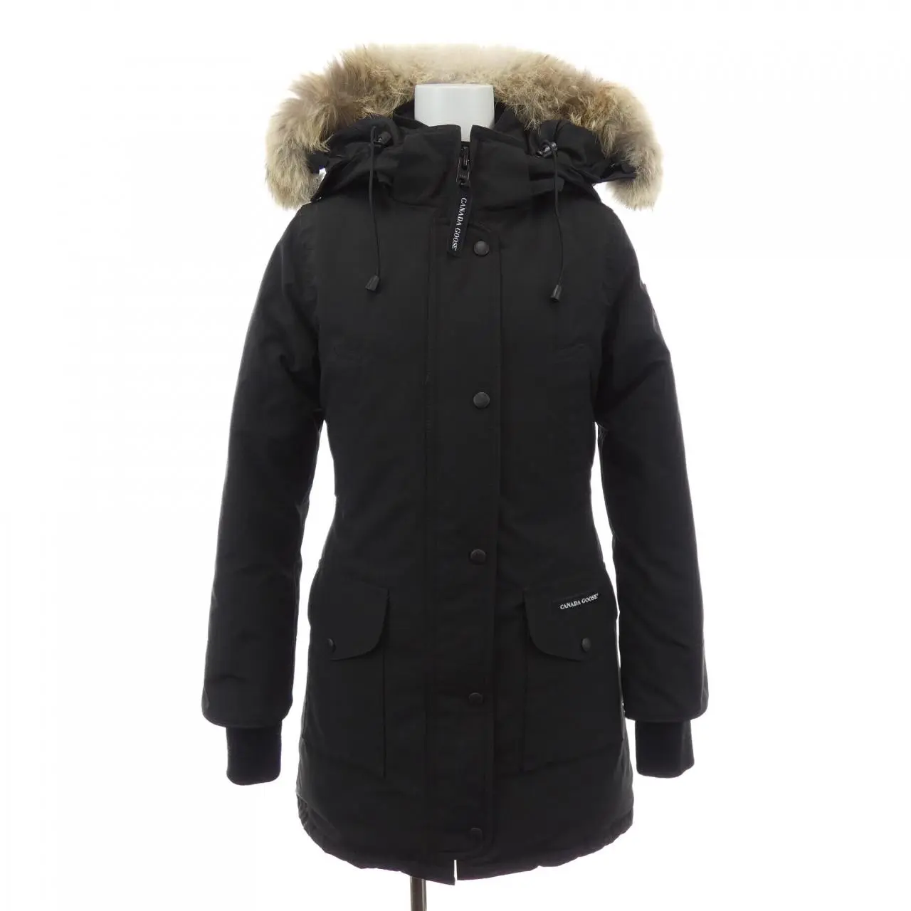 Pre-owned Canada Goose Nylon Small Leather Goods Trillium Down Coat