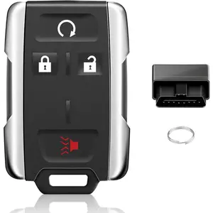 4-button Keyless Entry Remote Key Replacement for 2014-2018 Chevrolet 2015-2021 Chevrolet (1 piece)
