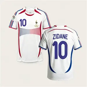 2006 Away Retro No.10 Zidane Short-sleeve Soccer Jersey