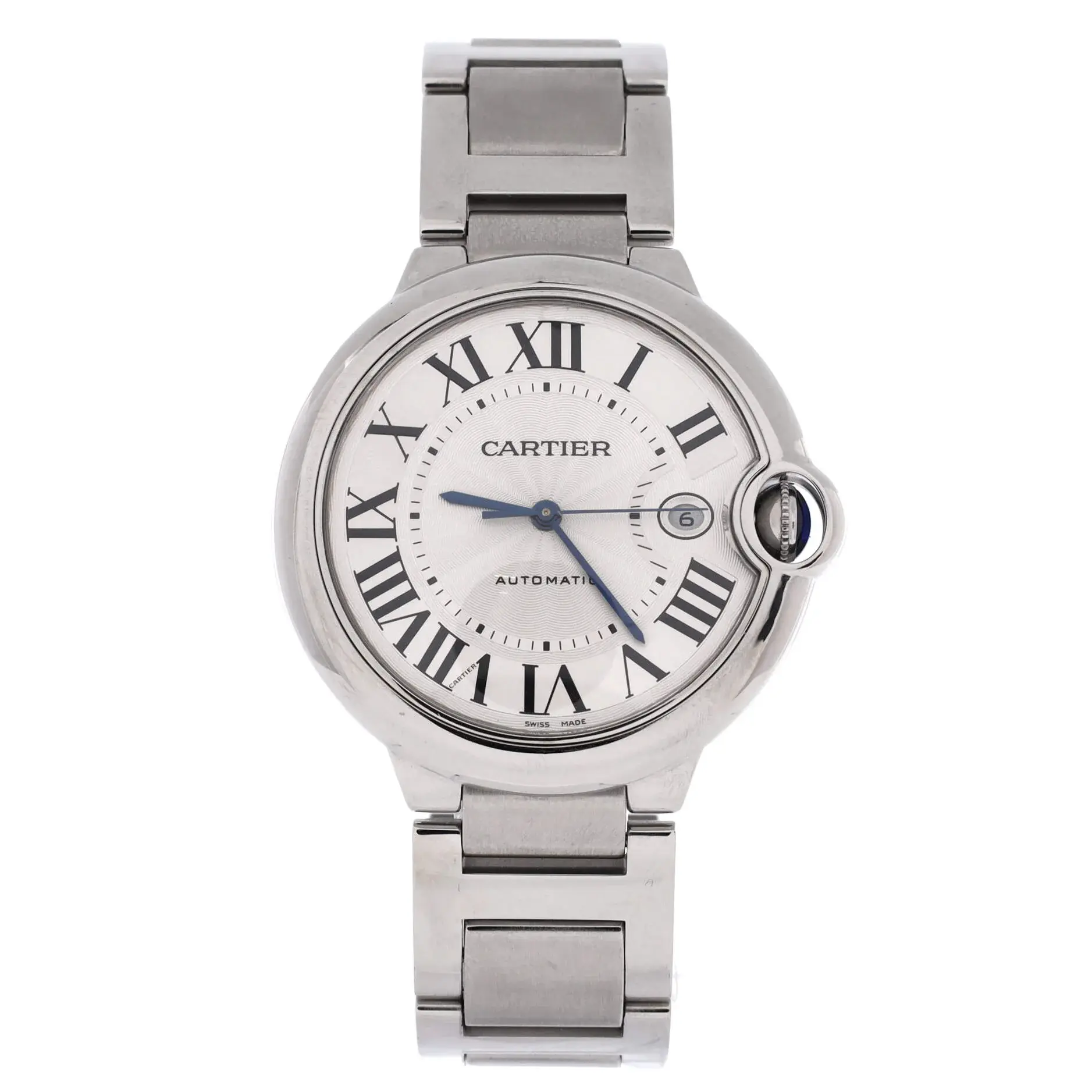 Pre-owned Cartier Ballon Bleu de Cartier Automatic Watch Stainless Steel 42 by Rebag