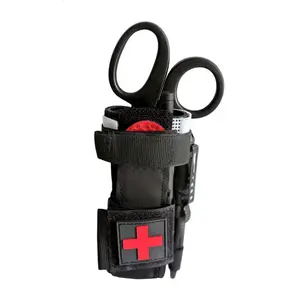 Outdoor Tactical Climbing Camping Medical Scissors Pouch, EDC Tool Storage Bag, MOLLE Hanging Waist Bag, Sports Fanny Pack, Durable Outdoor Hiking for Outdoor