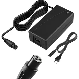 42V Universal Scooter Charger 3-Prong for 36V Lithium Battery Compatible with Pocket Mod, Sports Mod, and Dirt Quad Power Supply