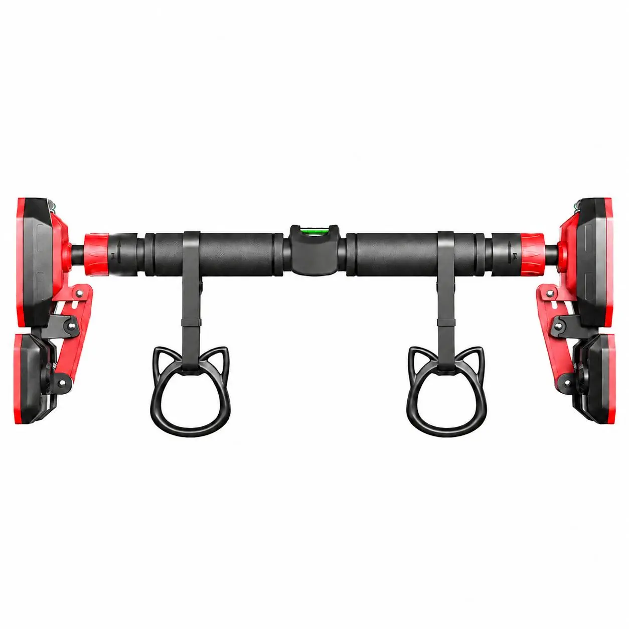 No Drill Adjustable Pull Up Bar, Steel Doorway Chin Up Bar with Dual Handles, Indoor Home Gym Workout Equipment for Adults, Men and Women