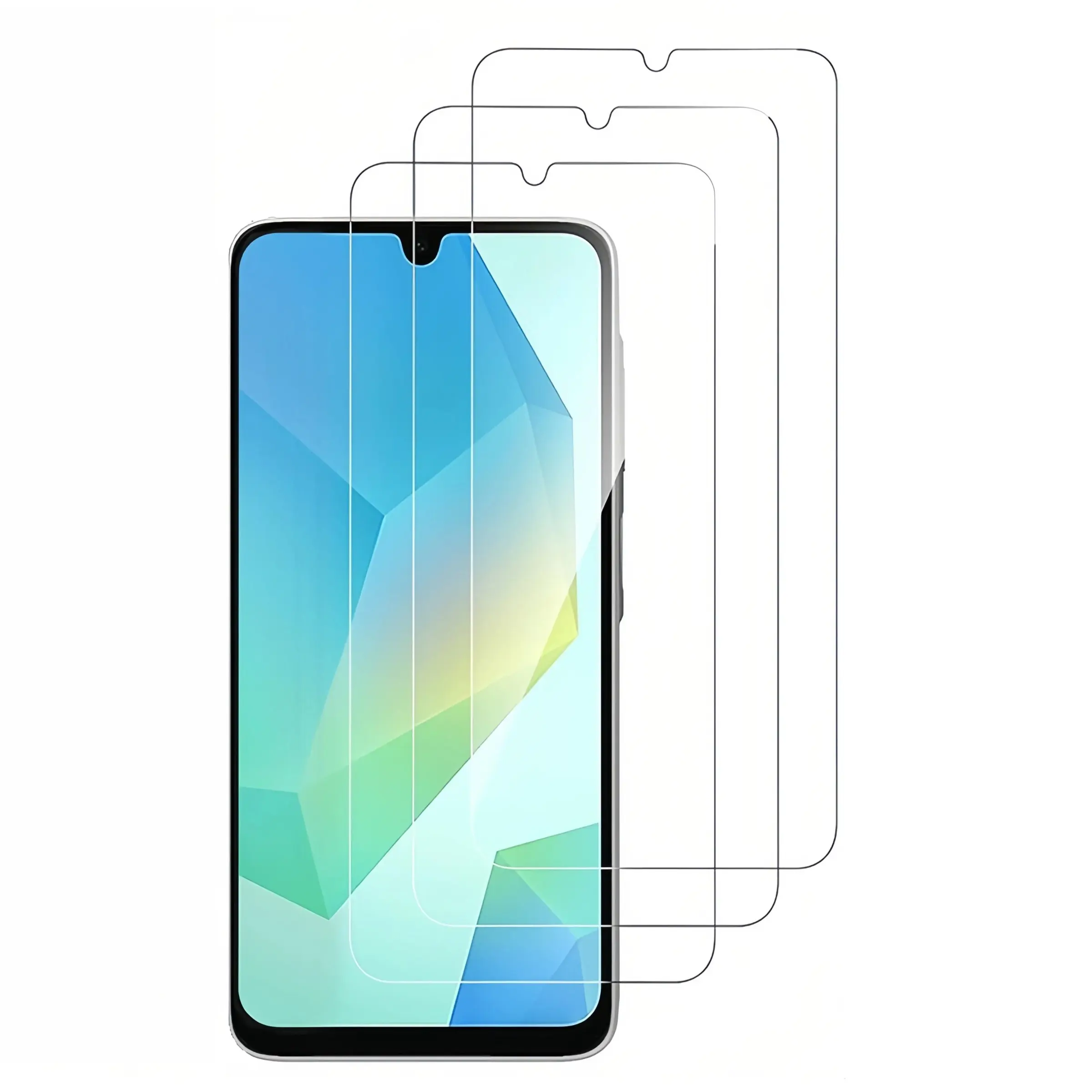3 Pack Shatterproof Tempered Glass Screen Protector for Samsung Galaxy A16 5G & A26 5G Smartphone, Bubble Free, Ultra Resistant Design for Ultimate Protection, Accessories