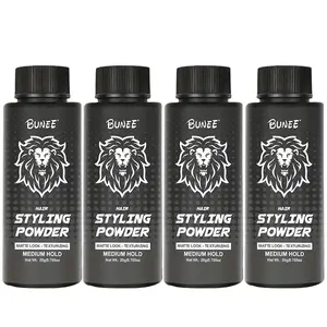 4-Piece Family Pack BUNEE Lion Edition Hair Volumizing Powder – Oil Control & Volume 2-in-1 Creates textured hair with quick volume boost, controls oil for a natural look, and keeps hair fresh without greasiness. Lightweight and clump-free for effortless