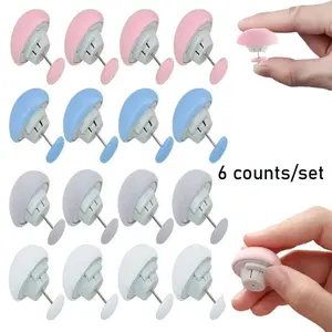 Bed Sheet Quilt Clip, 6 Counts Anti-Slip Blanket Buckles, One-Button Unlock Duvet Cover Quilt Fastener Clips, Bed Sheet Grippers, Bedding Accessories