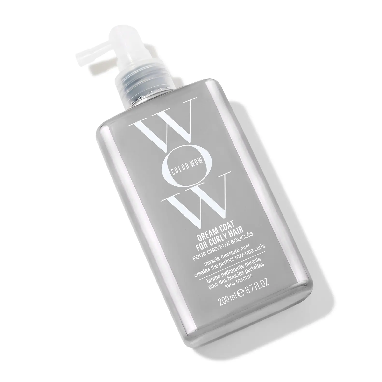 Color Wow Dream Coat Curly Anti-Humidity Spray Heat Protectant Frizz Free Haircare Moisture Hydrating Alcohol-Free Non-Dulling Lightweight