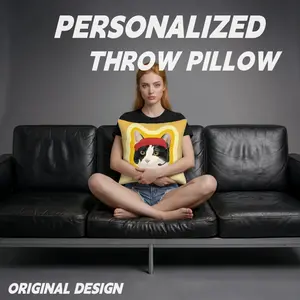 Custom Shaped Pet Pillow | Upload Your Pet Picture