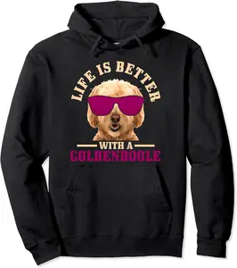 Golden Doodle Dog Life Is Better With A Goldendoodle Mom Pullover Hoodie - Codyweav Shop 91B09GKTWQYQ