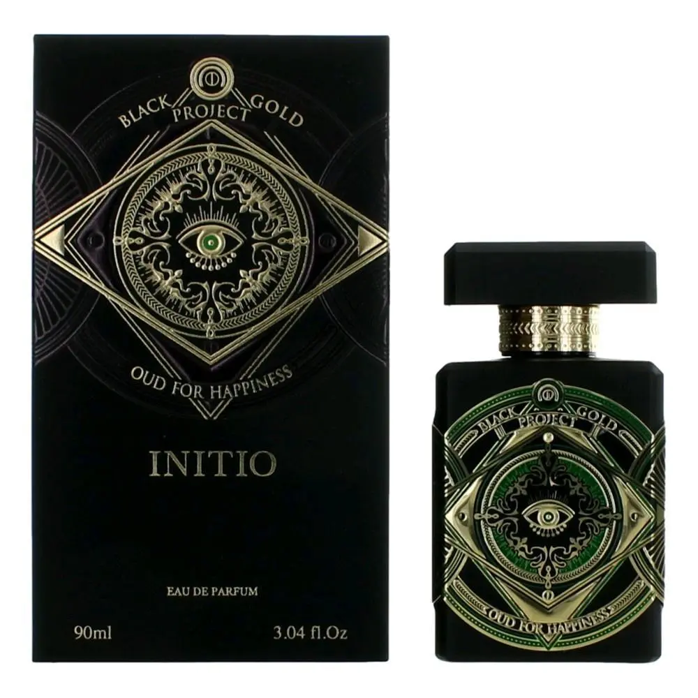 initio Black Gold Project Oud for Happiness Eau de Parfum | Unique Oud Gold Women's Fragrance, Luxury Gift Scent - 90ml, Unique Fragrances, Box