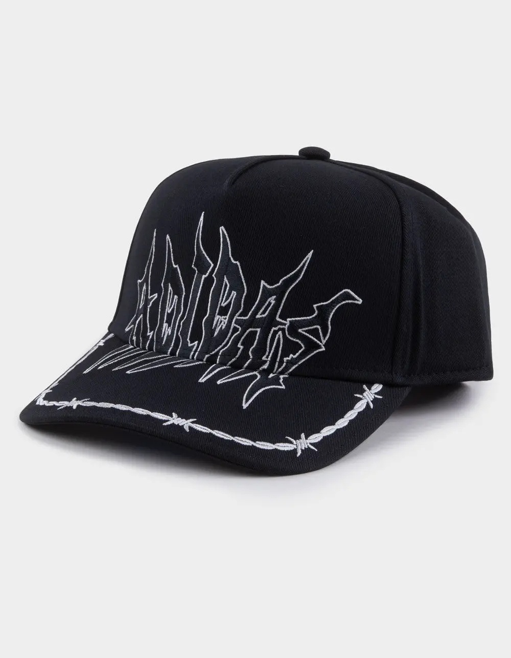 ADIDAS  Mens Originals High Crown Goth Snapback Hat, Black