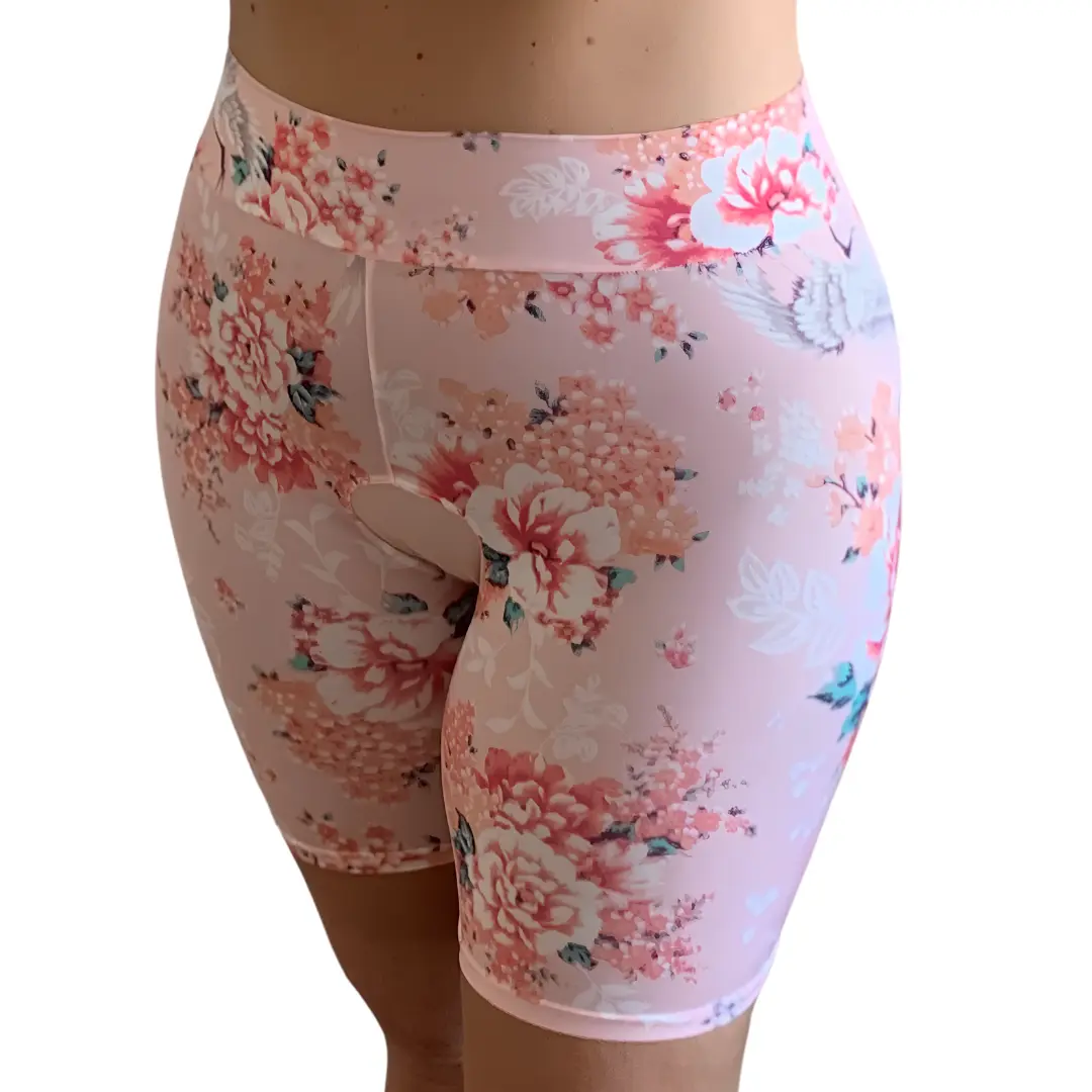 Skanties Anti-Shapewear - Women's Underwear Shorts - Buy Yourself Flowers - Pink Floral