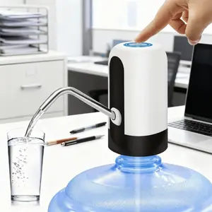 1/2/3 sets of 5-gallon water tank water pump, drinking water pump, USB charging water dispenser, suitable for universal 2-5 gallon water bottles, office, living room, camping