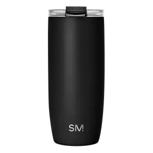 Simple Modern 20oz Voyager Insulated Tumbler with Clear Flip Lid & Straw for Coffee, Tea, Water