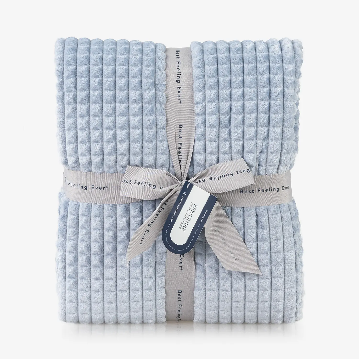 Berkshire VelvetLoft Waffle Texture Blanket, Super Soft Cozy All-Season Bed Blanket, Luxury Warm Plush Throw for Bed, Couch, Living Room, Oeko-Tex Certified