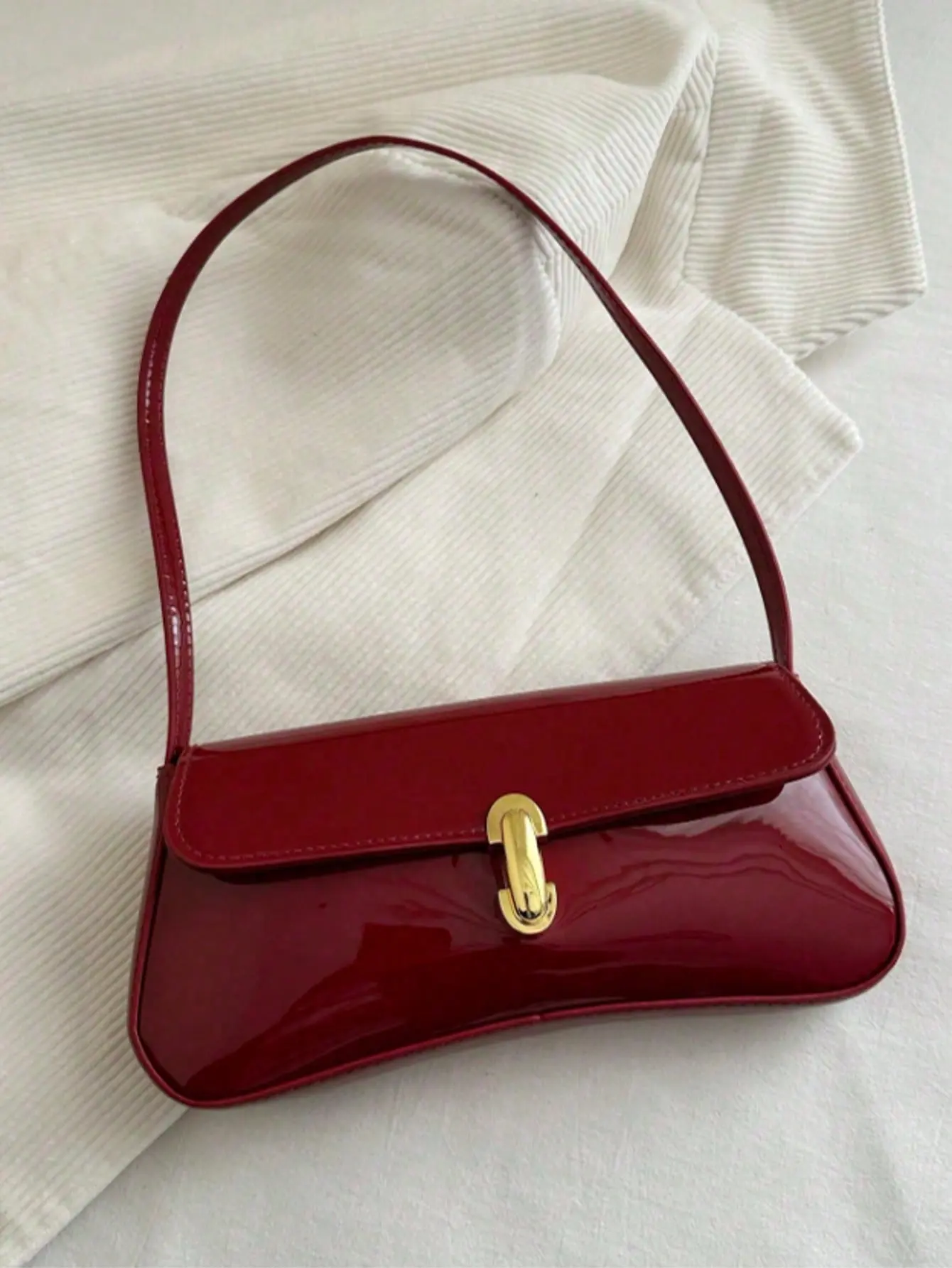Women's Elegant Shoulder Bag, Fashionable Versatile Underarm Bag, Ideal Gift Choice, Perfect for Dates, Parties, Travel, Shopping, All Seasons, Simple Casual Crossbody Bag, Vintage Purse