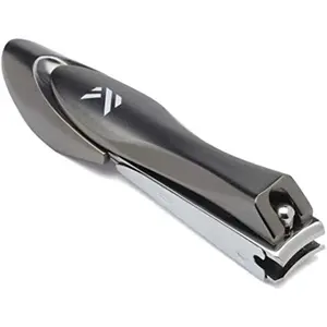 Nail Clippers with Catcher – KLIPP Heavy Duty Stainless Steel Fingernail and Toe Nail Cutter - Manicure - Nail Care Cutics