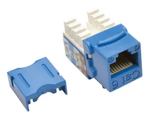Tripp Lite TRL-N238-025-BE Cat6-Cat5e 110 Style Punch Down Keystone Jack, Blue - Pack of 25
