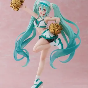 18CM Cheerleader Hatsune Miku Figure – Kawaii Anime PVC Action Figure