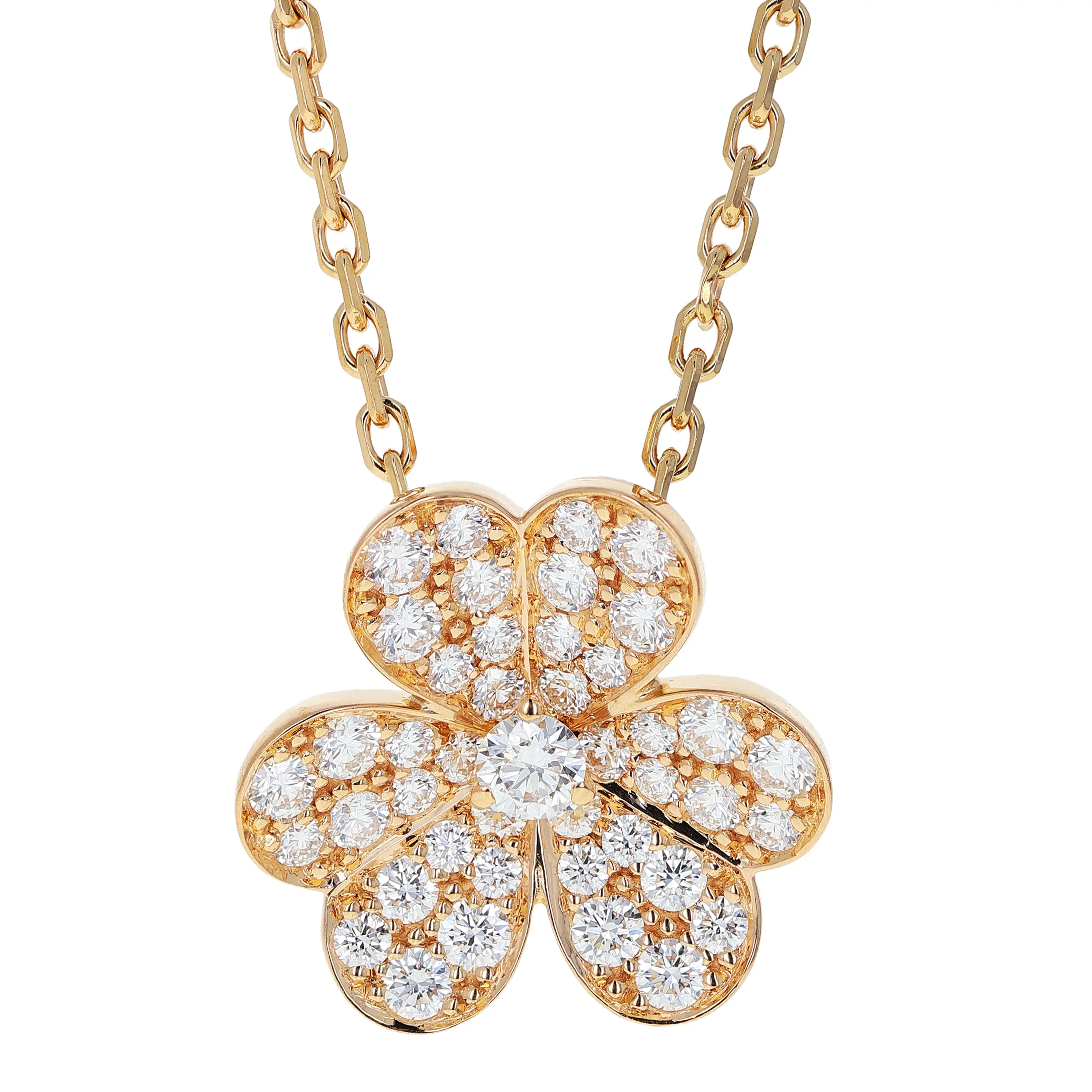 Pre-owned Van Cleef & Arpels Frivole Pendant Necklace