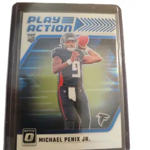 Donruss 2024 Optic Play Action Michael Penix Jr. Football Card HD Optic Series Collectible Trading Card nfl cards rookie