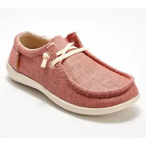 Revitalign Orthotic Memory Foam Slip-Ons Carefree Denim