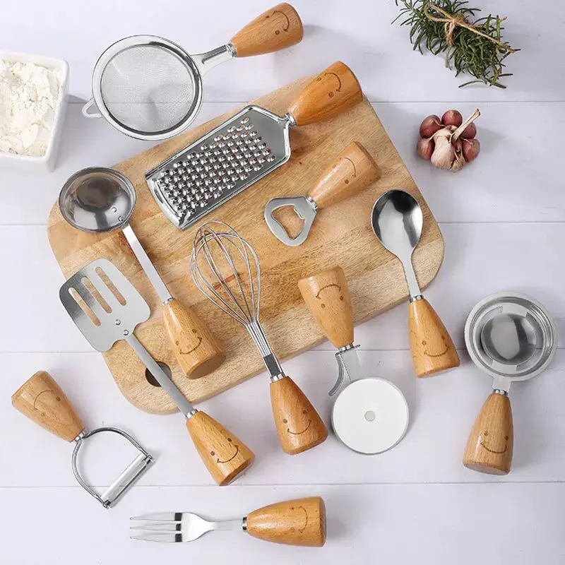 Happy Kitchenware Cooking Tools - Assorted Essential Kitchenware with Versatile Design for Easy Cooking and Preparation