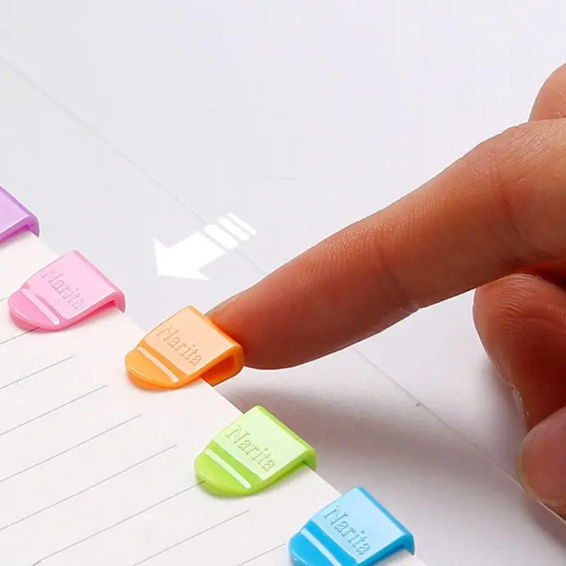 Colorful Mini Clips for Notebooks, 20/40pcs Potable Paper File Bookmarks, Office Supplies for Home School Dormitory