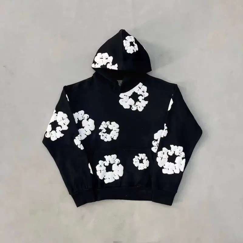 Denim Tears 2026 New Printed Hoodie & Matching Joggers Set | Unisex Streetwear Brand, Comfortable & Versatile, Couple Outfit