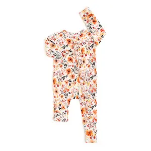 Phoebe RUFFLE ZIP Bamboo Toddler Outfit Baby Girl Clothes