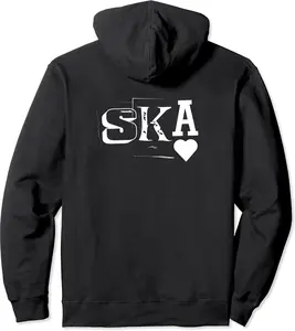 Retro Skinhead Reggae Punk Style Ska Music Pullover Hoodie - Sarahreb Shop 76B09BLDQBWC
