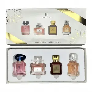 MYSTICAL Women's perfume set -30ml*4 - Floral and fruity scent fragrance - Withthe Flower, Fruit & Musk - For daily use or gift,Valentine's Day -Portable & Easy to Carrypheromone perfume-ok perfume Long-Lasting Light Fragrance